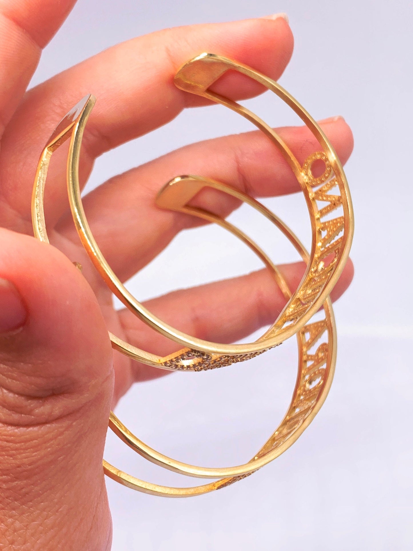 Personalized Cuff Bracelet, Two Name Bracelet, Couples Bracelet, Initial bracelet, Bangle Bracelet, CZ Gemstone Bracelet, Personalized Gift