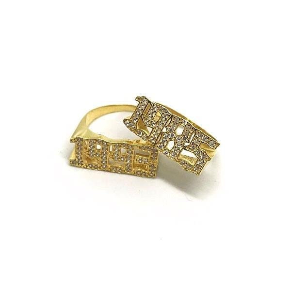 Gold Year Ring, Date ring, CZ Gemstone ring, Birthday Ring , Personalized Date Ring , Personalized Gifts, Unisex Ring, Silver Custom Ring