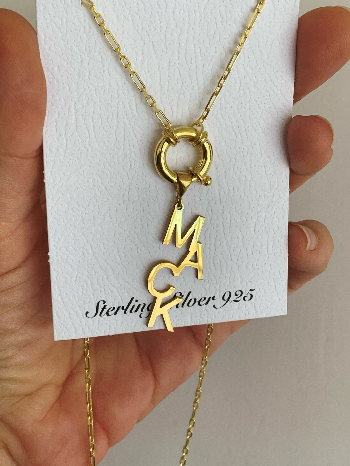 Vertical Name Necklace Gold, Drop Name Necklace, Vertical Name Pendant, Long Y Necklace, Lariat Necklace, Personalized Gifts, Custom Jewelry