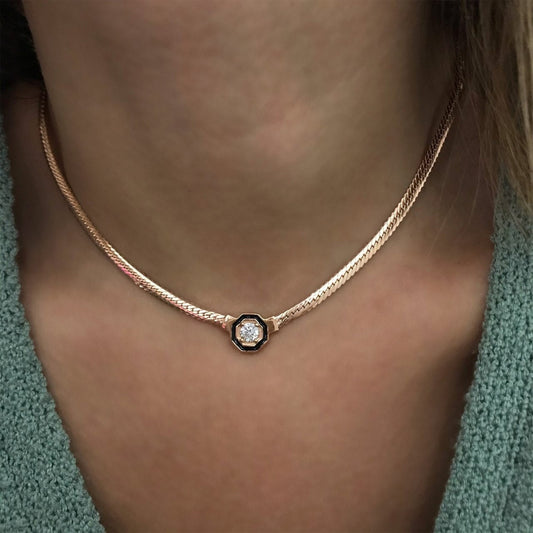 Herringbone Chain Necklace, Snake Necklace Choker, Omega Chain, Mirror Necklace,  Flat Necklace, Gift for Her Must Have Layering Necklace