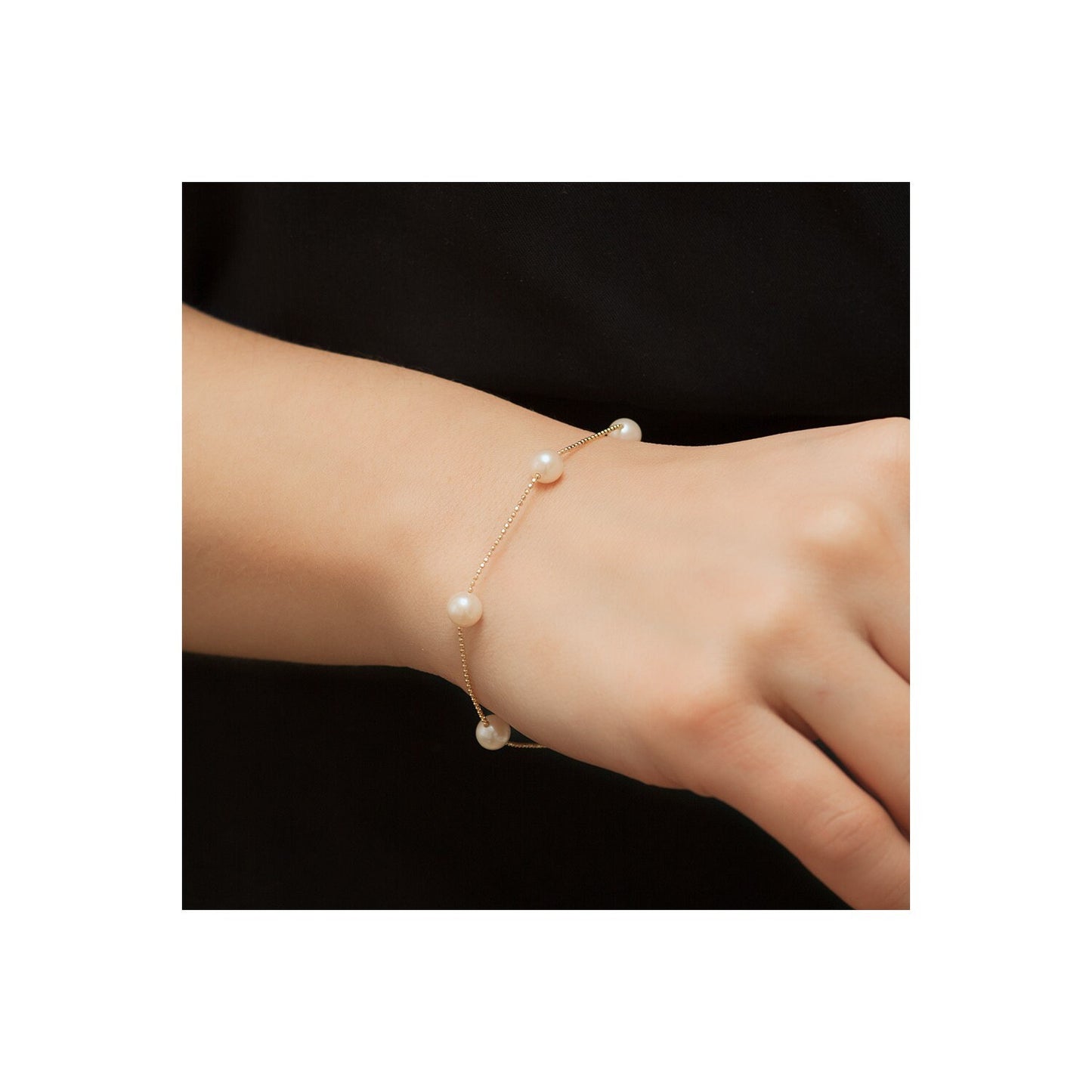 Natural Pearl Bracelet, Pearl Beaded Bracelet, Layering Bracelet, Simple Pearl Bracelet, Minimalist Bracelet, Gift for Her, Bridesmaid Gift