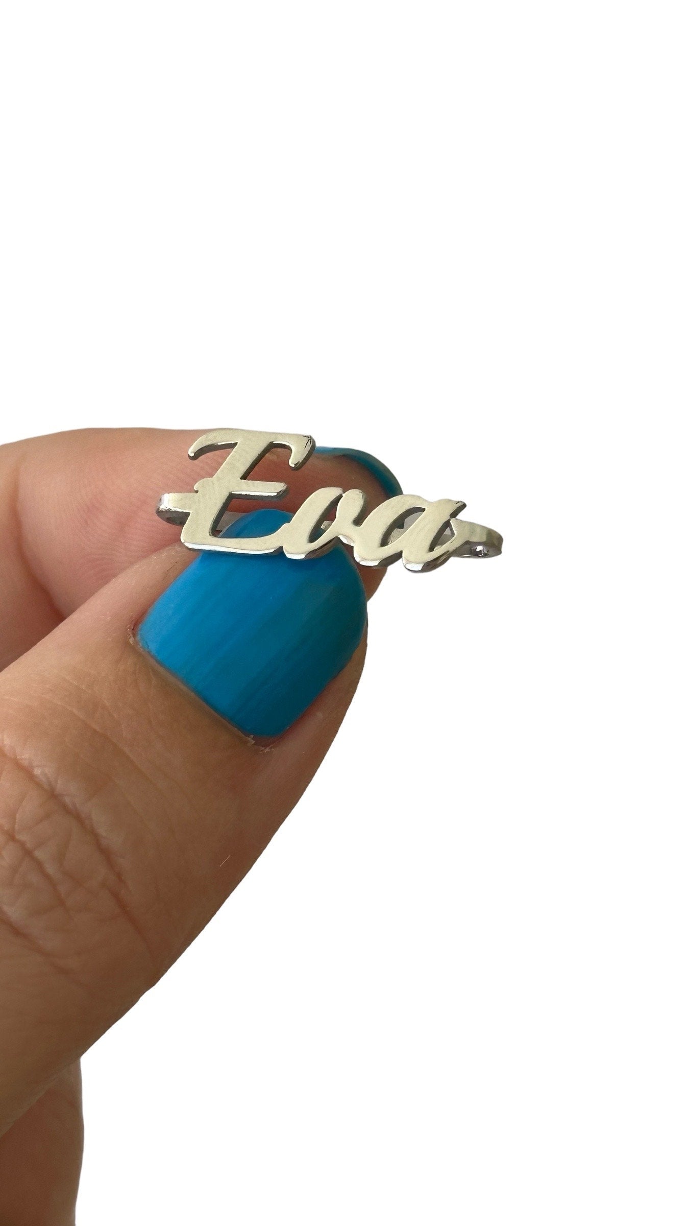 Personalized Apple Watch Band Charm, Watch Name Charm, Customized Tech Watch Accessory, Wearable Tech Jewelry, Personalized Woman Gift, 925