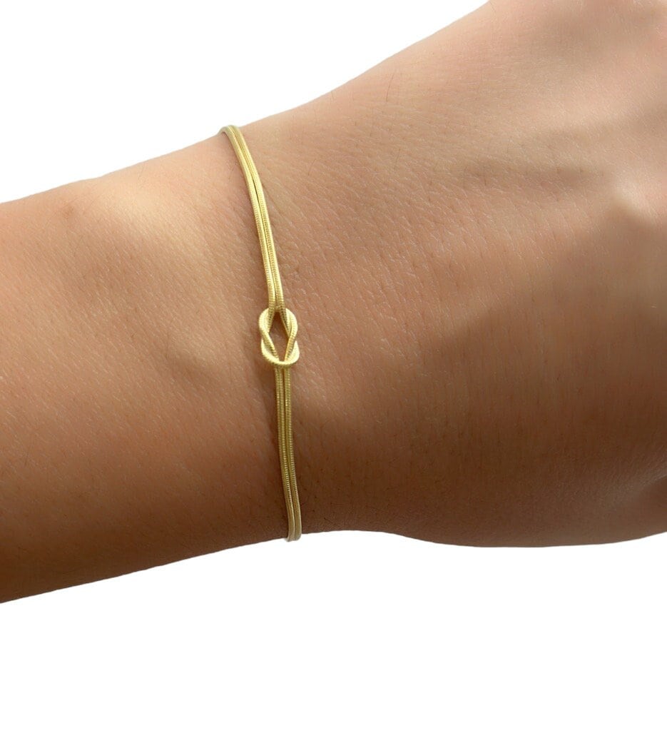 Love Knot Bracelet, Love Knot Soulmate, Couples Bracelet, Boyfriend Girlfriend Matching, Friendship Bracelet, Bridal Gifts, Gift for Couples