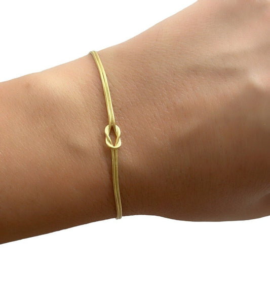 Love Knot Bracelet, Love Knot Soulmate, Couples Bracelet, Boyfriend Girlfriend Matching, Friendship Bracelet, Bridal Gifts, Gift for Couples