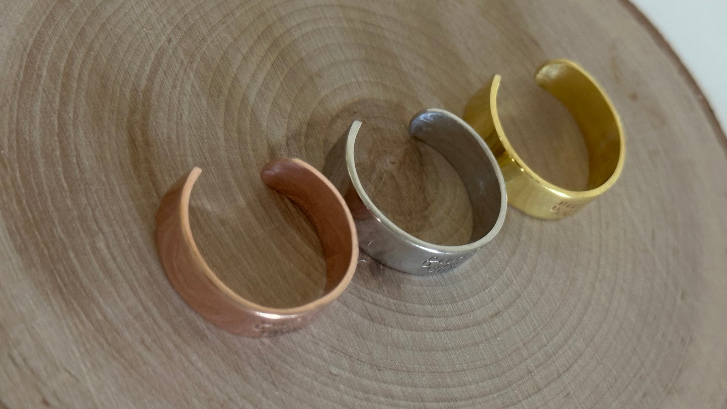 Fuck Off Ring, Adjustable Fuck Off Ring, Fuck Off Band Ring, Personalized Gold Band Ring, Personalized Gifts, 925 Sterling Silver Ring