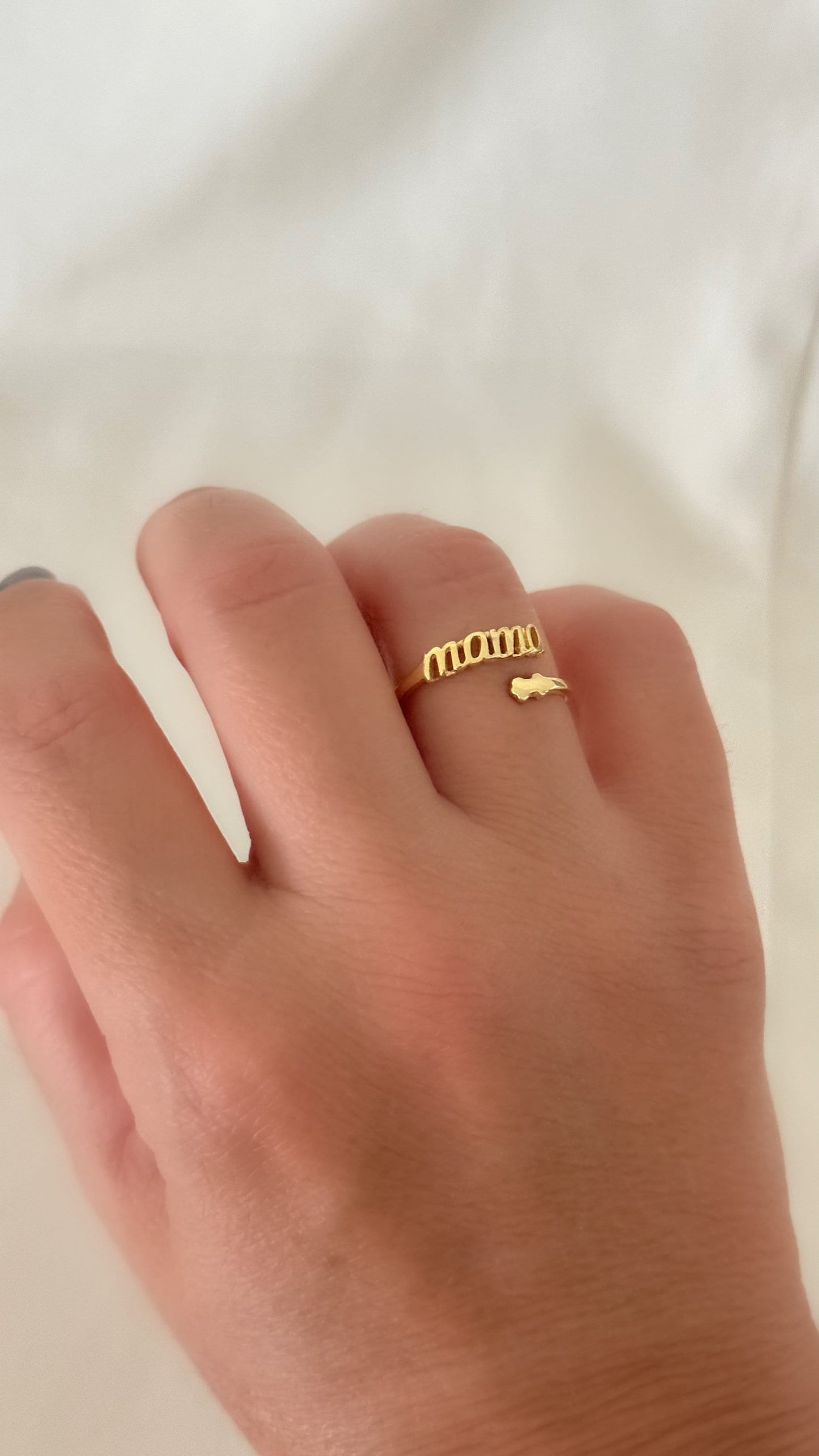 Dainty Mama Ring, Adjustable Mom Ring, Gift For Mom, Mama Ring, Gold Mama Ring, Sterling Silver Mama Ring, Mothers Day Gift Jewelry