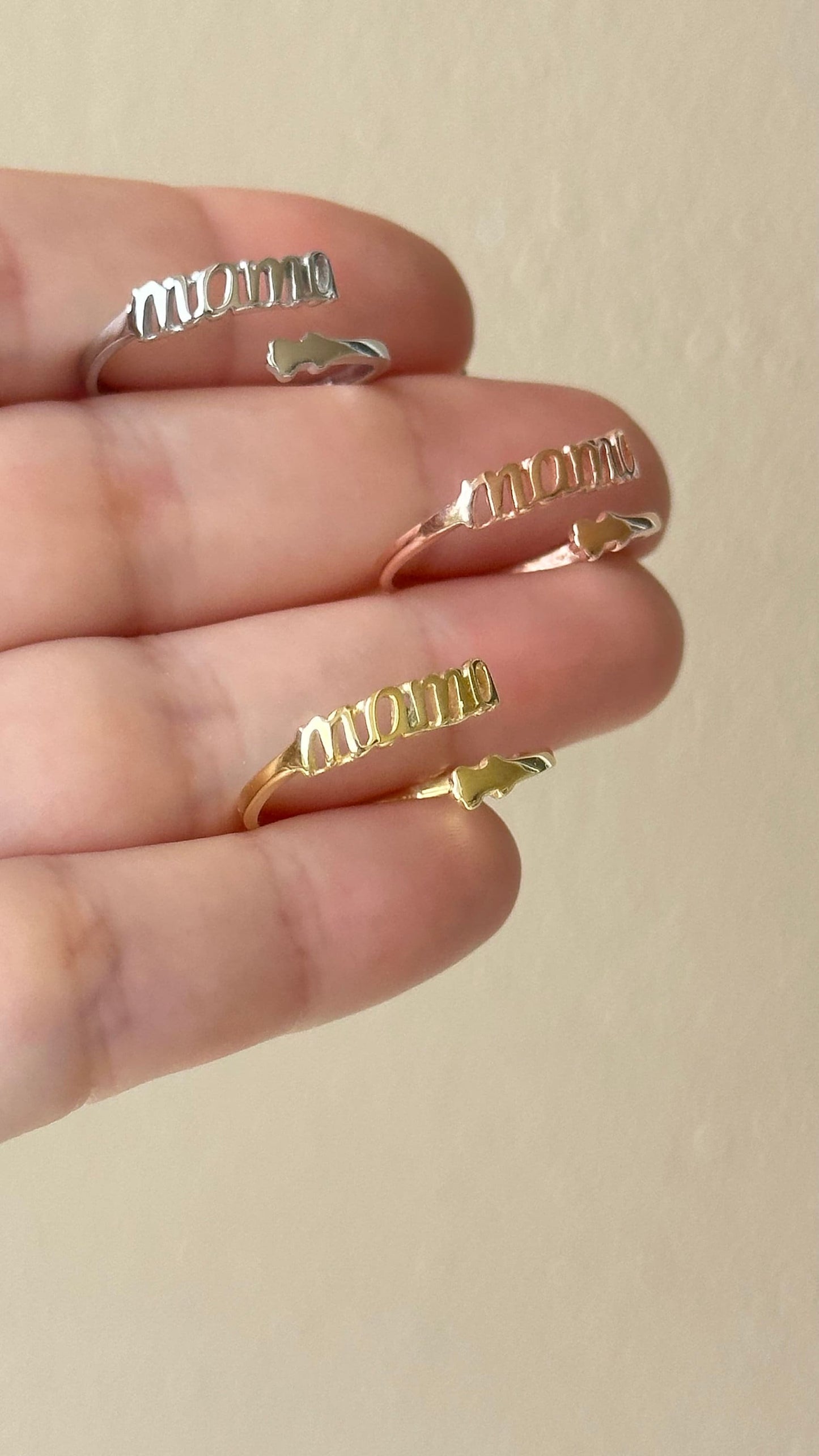 Dainty Mama Ring, Adjustable Mom Ring, Gift For Mom, Mama Ring, Gold Mama Ring, Sterling Silver Mama Ring, Mothers Day Gift Jewelry