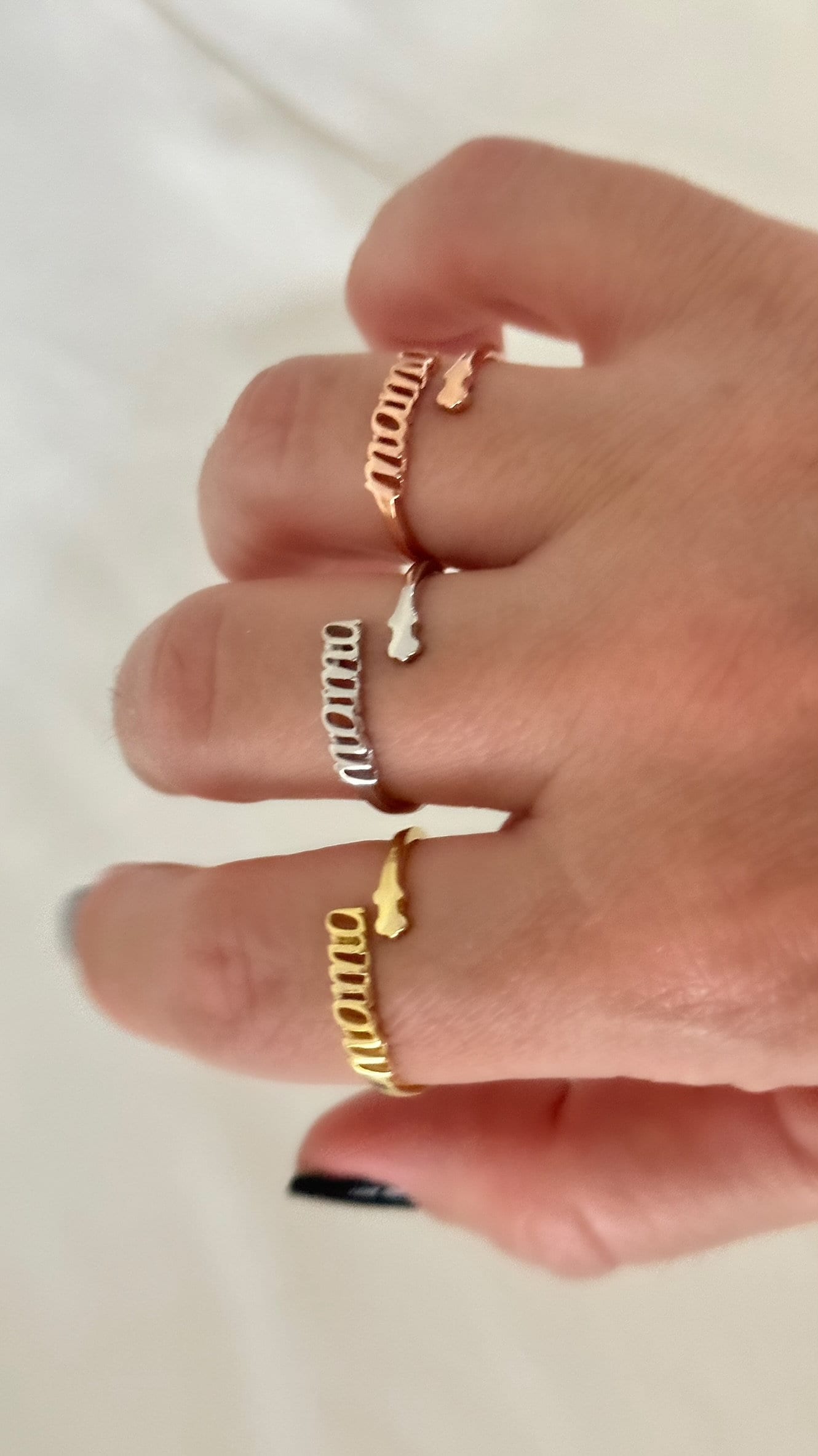 Dainty Mama Ring, Adjustable Mom Ring, Gift For Mom, Mama Ring, Gold Mama Ring, Sterling Silver Mama Ring, Mothers Day Gift Jewelry