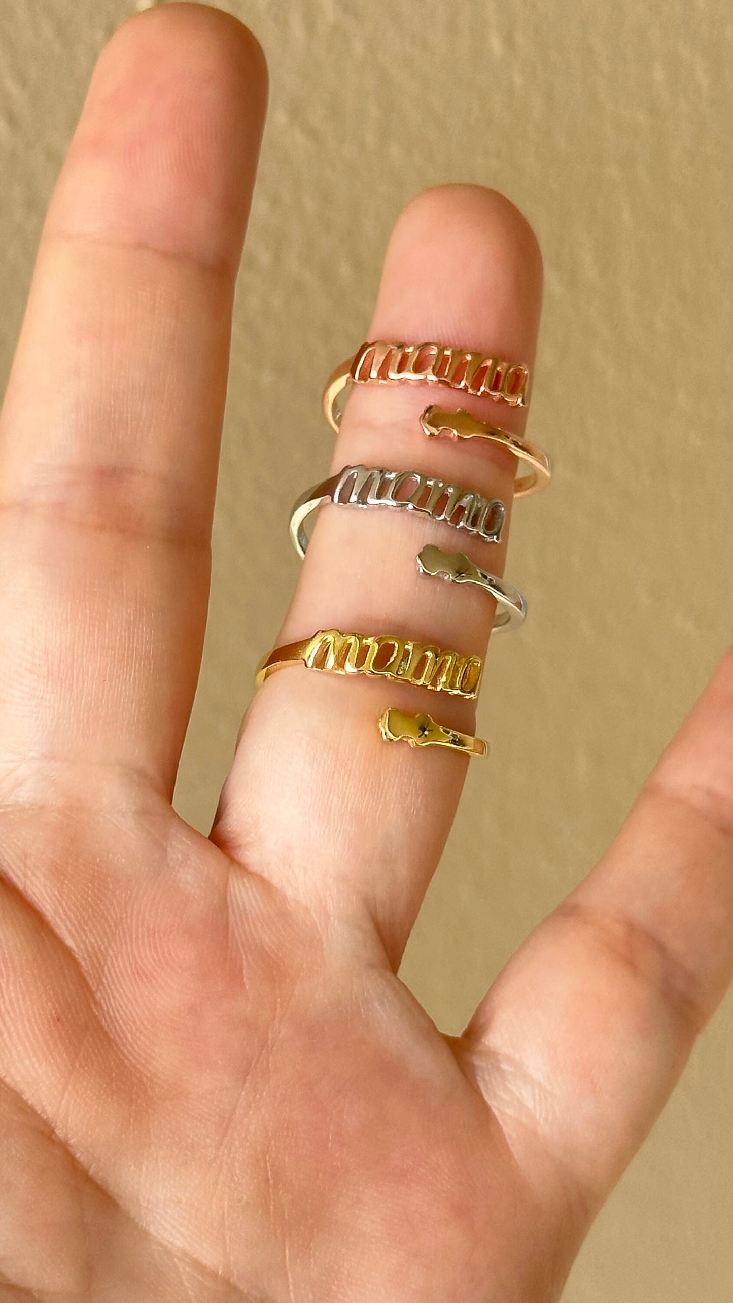 Dainty Mama Ring, Adjustable Mom Ring, Gift For Mom, Mama Ring, Gold Mama Ring, Sterling Silver Mama Ring, Mothers Day Gift Jewelry