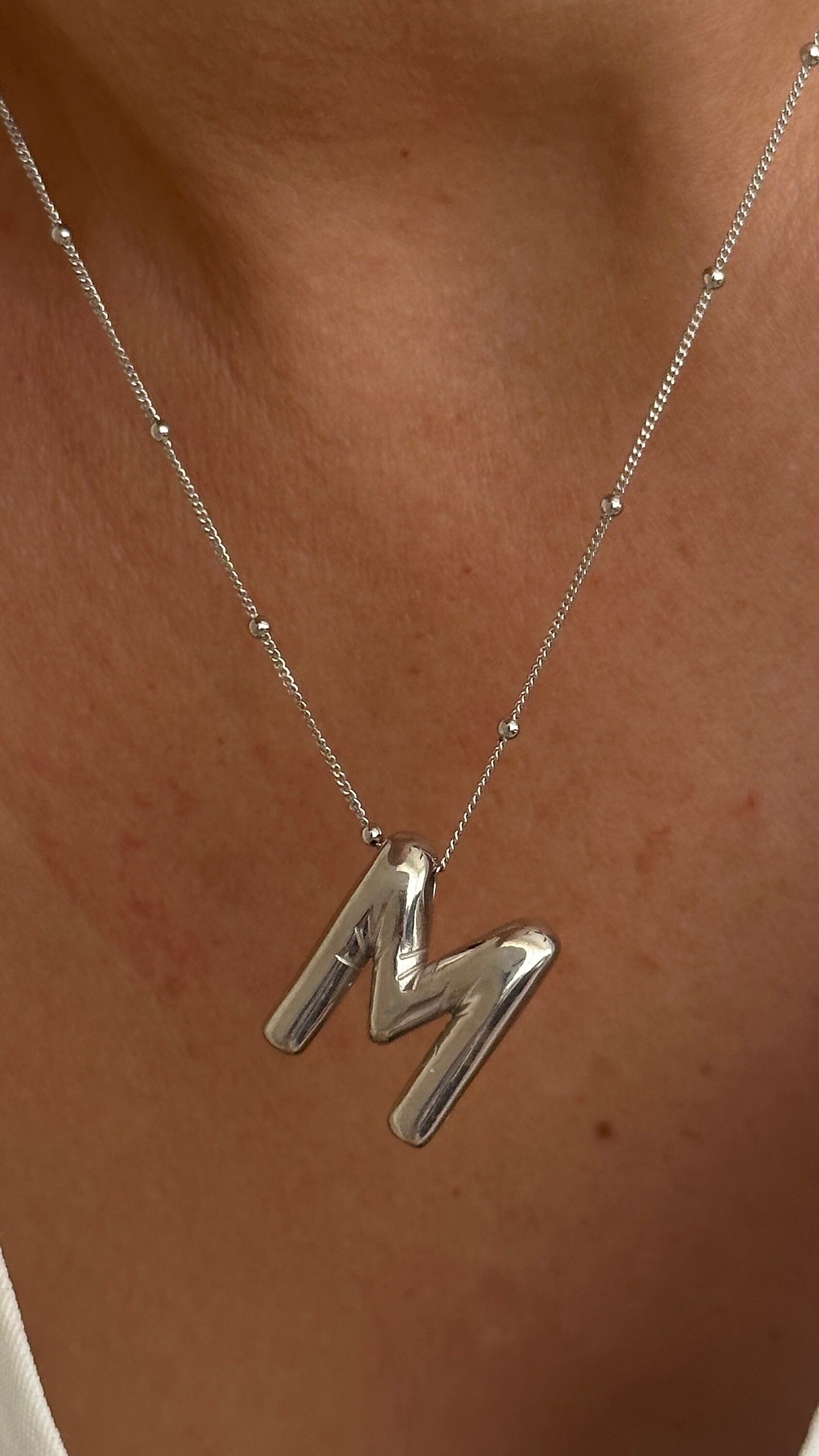 Trendy balloon style charm necklace gift