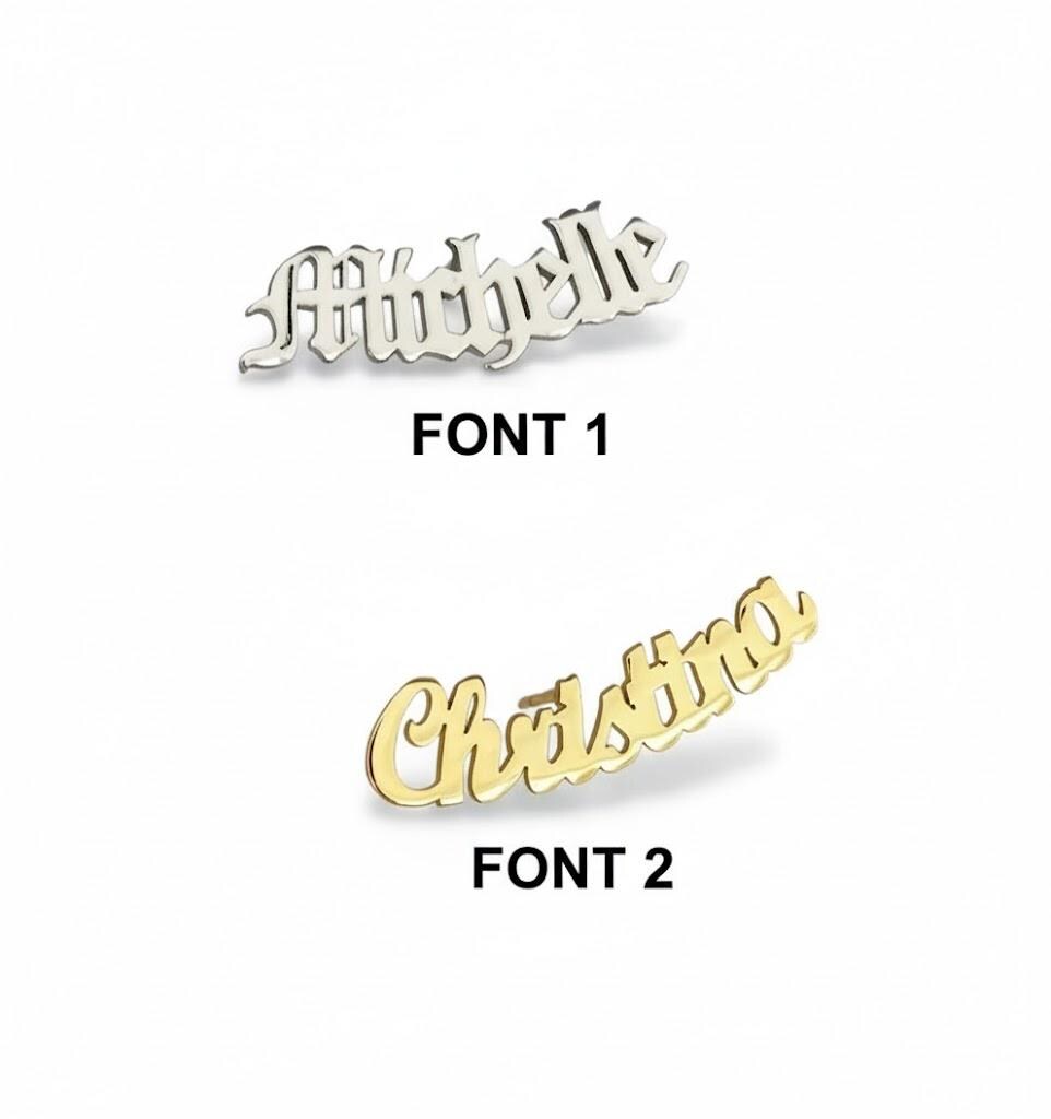 Custom name earrings for women gift christmas birthdays mother's day anniversary valentine's day