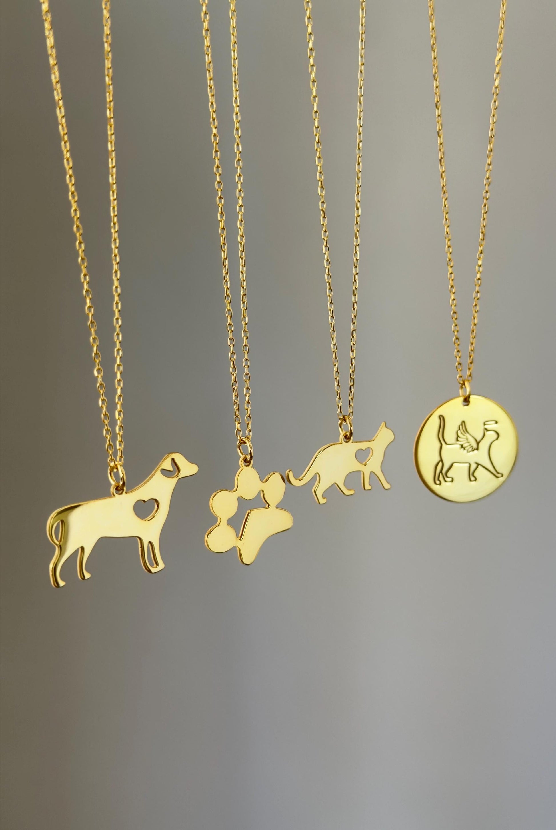 Pet loss jewelry collection