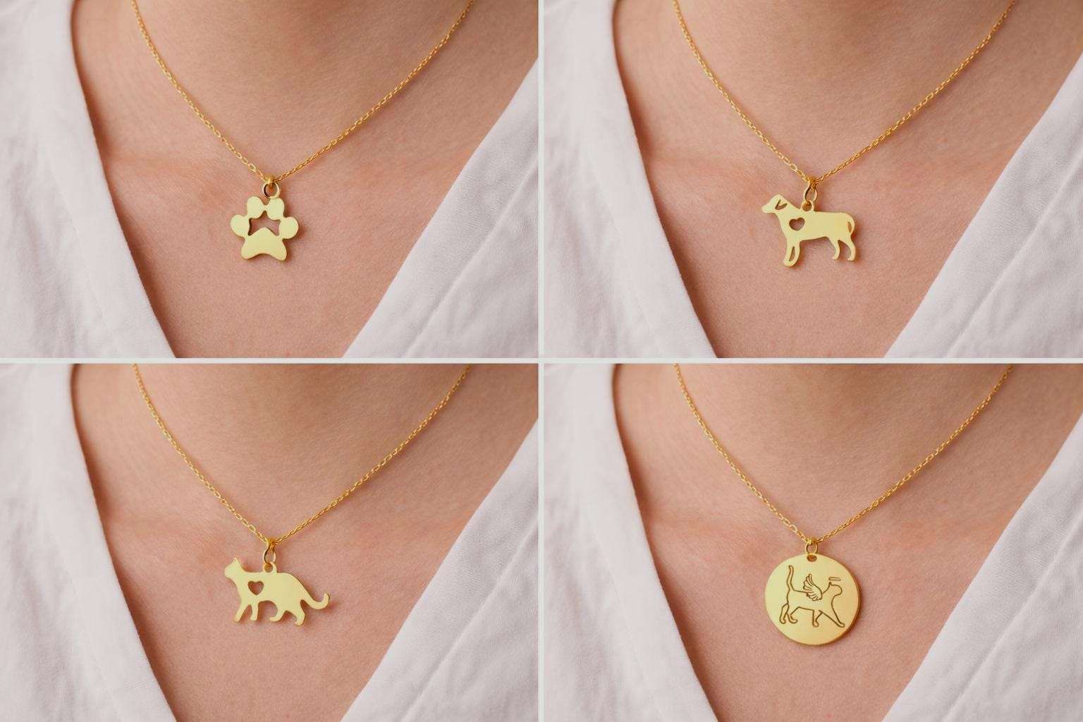 Memorial jewelry for dog and cat lovers
