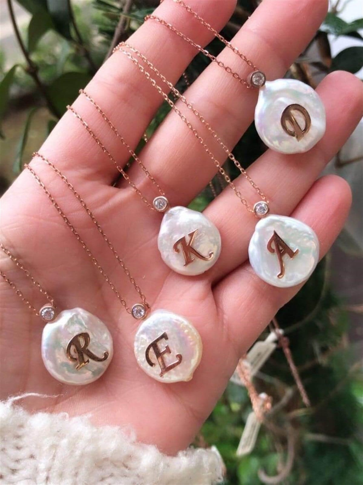 Pearl Necklace, Initial Pearl Necklace, Pearl Letter Necklace, Pearl Name Necklace Choker, Personalized Gifts, Personalized Pearl Jewelry