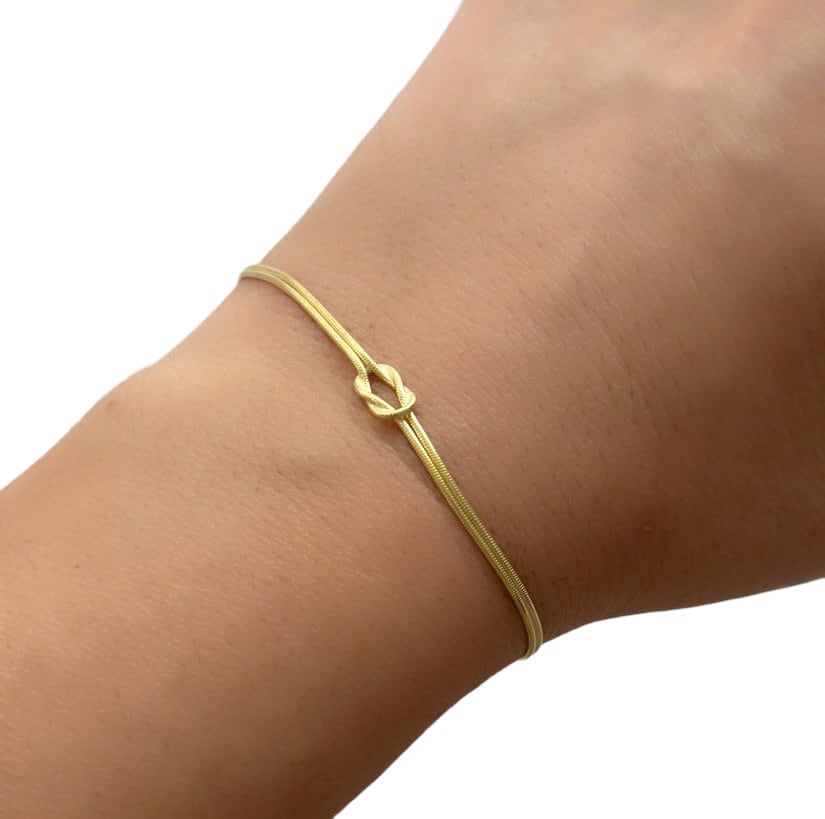 Love Knot Bracelet, Love Knot Soulmate, Couples Bracelet, Boyfriend Girlfriend Matching, Friendship Bracelet, Bridal Gifts, Gift for Couples