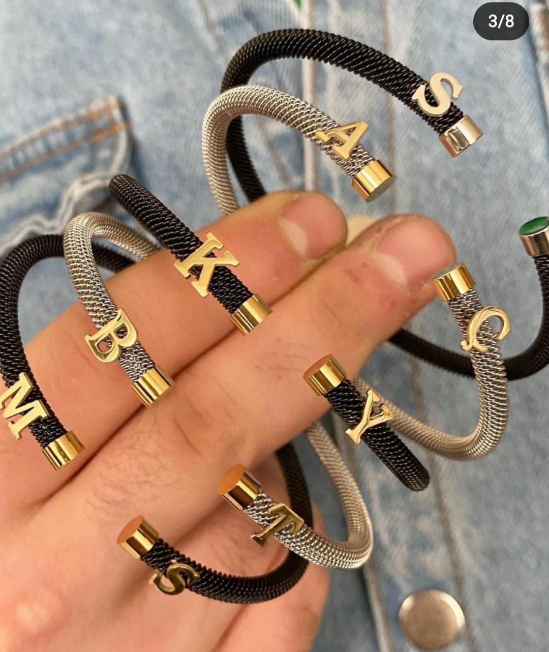 Initial Letter Cuff Bracelet Woman and Men, Personalized Couples Bracelet, Custom Name Bangle, Initial Jewelry, Personalized gift