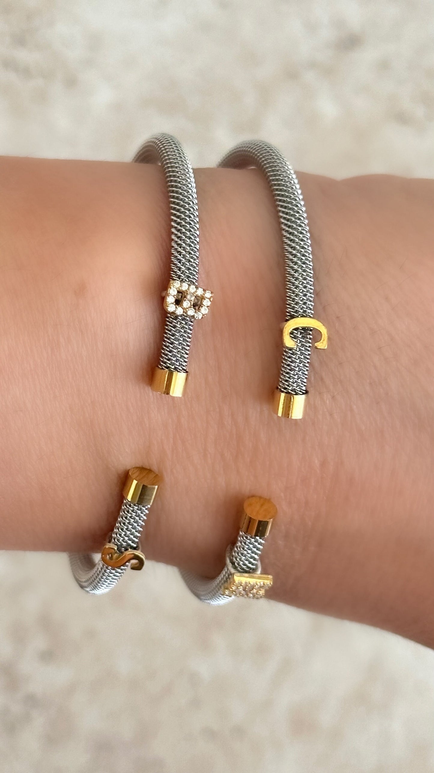 Initial Letter Cuff Bracelet Woman and Men, Personalized Couples Bracelet, Custom Name Bangle, Initial Jewelry, Personalized gift
